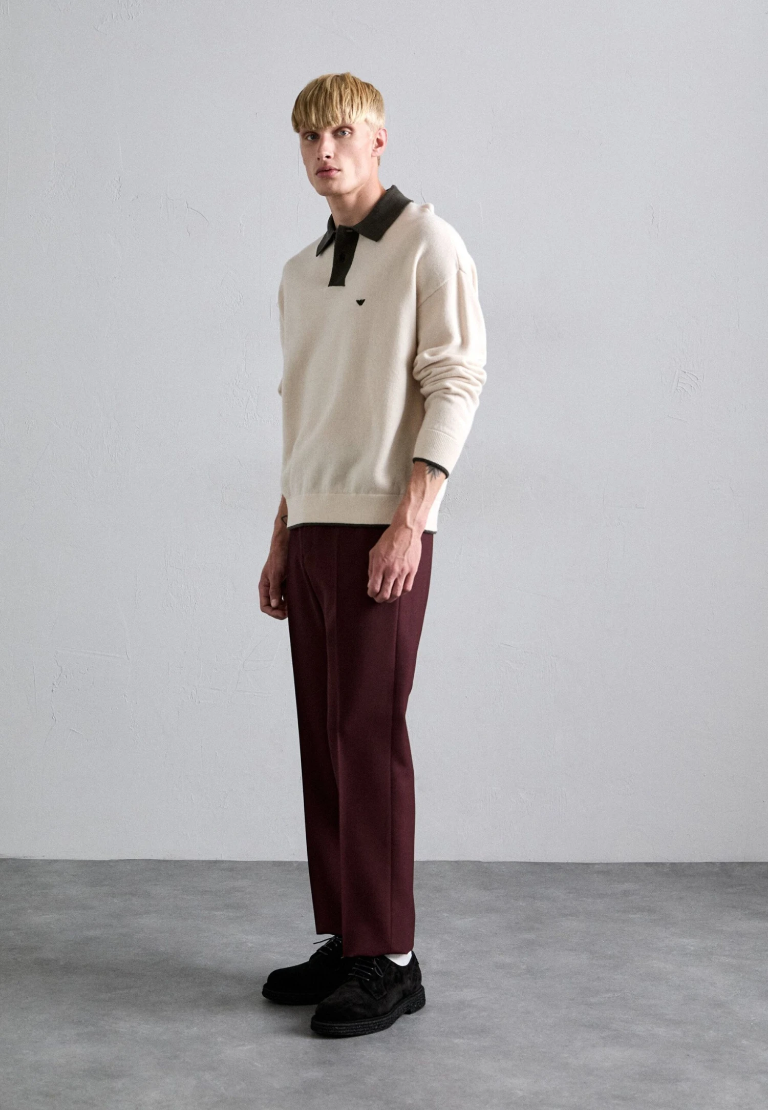 Emporio Armani Jumper - French Oak/black Ink 4 Emporio Armani Jumper - French Oak/black Ink - Image 2