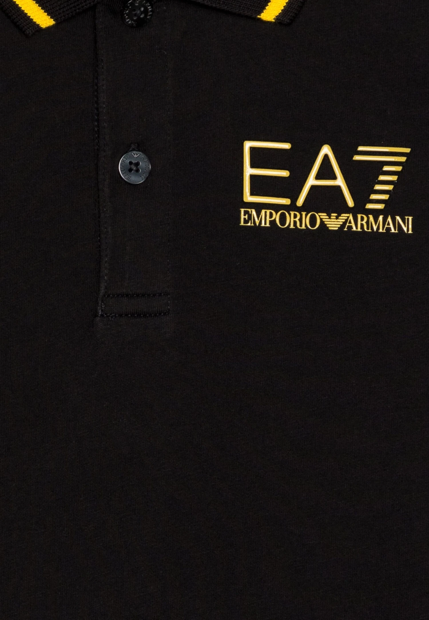EA7 Emporio Armani Polo Shirt - Black 5 EA7 Emporio Armani Polo Shirt - Black - Image 3