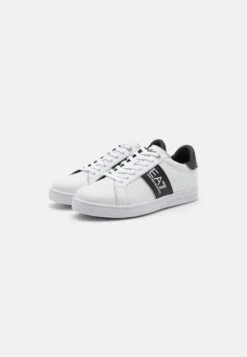 EA7 Emporio Armani Classic Unisex - Trainers - White/Black/Gold -Total Wear Store 4c89ef0168cb4d4f8f0cb251e0cace4e