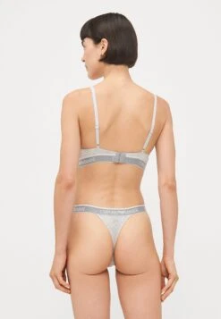 Emporio Armani THONG 2 PACK - Thong - Grey Melange -Total Wear Store 4ca003e3a32e4538b2a41275e36a8391
