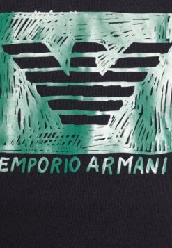 Emporio Armani Unisex - Print T-Shirt - Blue Navy -Total Wear Store 4cb72a11ed324db483c911405f48f515