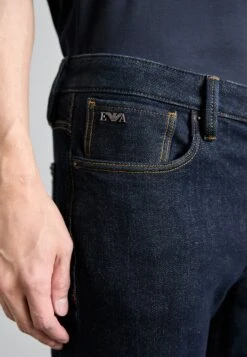 Emporio Armani POCKETS PANT - Straight Leg Jeans - Blue Denim -Total Wear Store 4ee9216dcb6e4c8fb5768210045b1094