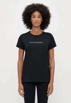 Emporio Armani CREW NECK - Pyjama Top - Black Beauty