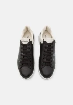 Emporio Armani Trainers - Black/Off White -Total Wear Store 522d8a2124784b359c2c05cb579a6b57