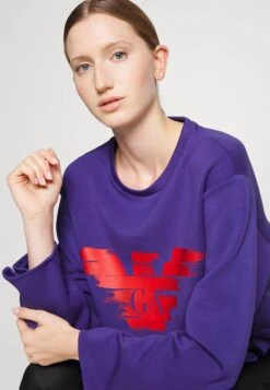 Emporio Armani Sweatshirt - Purple -Total Wear Store 52386c1fa8db40269e32a998ce22ef7d