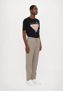 Emporio Armani TROUSER - Trousers - Beige Scuro Melange -Total Wear Store 53083d9737a8491a8ac2b6905f8e4e30