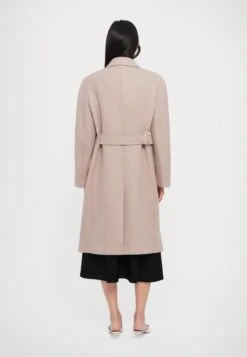 Emporio Armani COAT - Classic Coat - Beige Melange -Total Wear Store 531ecf45961b4840a98ef427a933a034