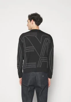 Emporio Armani Jumper - Black -Total Wear Store 533ee89b401d45aa99718af54886d9ee