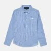 Emporio Armani SHIRT UNISEX - Button-down Blouse - Blue -Total Wear Store 5375f15ea1c54ba58729eb9824b66e4c
