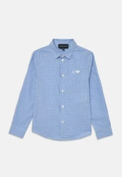 Emporio Armani SHIRT UNISEX - Button-down Blouse - Blue