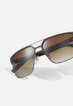 Emporio Armani Sunglasses - Matte Brown/Gunmetal/Gradient Brown -Total Wear Store 53d28c7d96d949afbcf415b2b0ca7b53