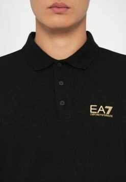 EA7 Emporio Armani TRAIN CORE - Long Sleeved Top - Black/gold-coloured -Total Wear Store 53f1daa8ae534c8494eafa755034892c