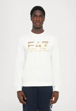 EA7 Emporio Armani TRAIN LOGO - Sweatshirt - White