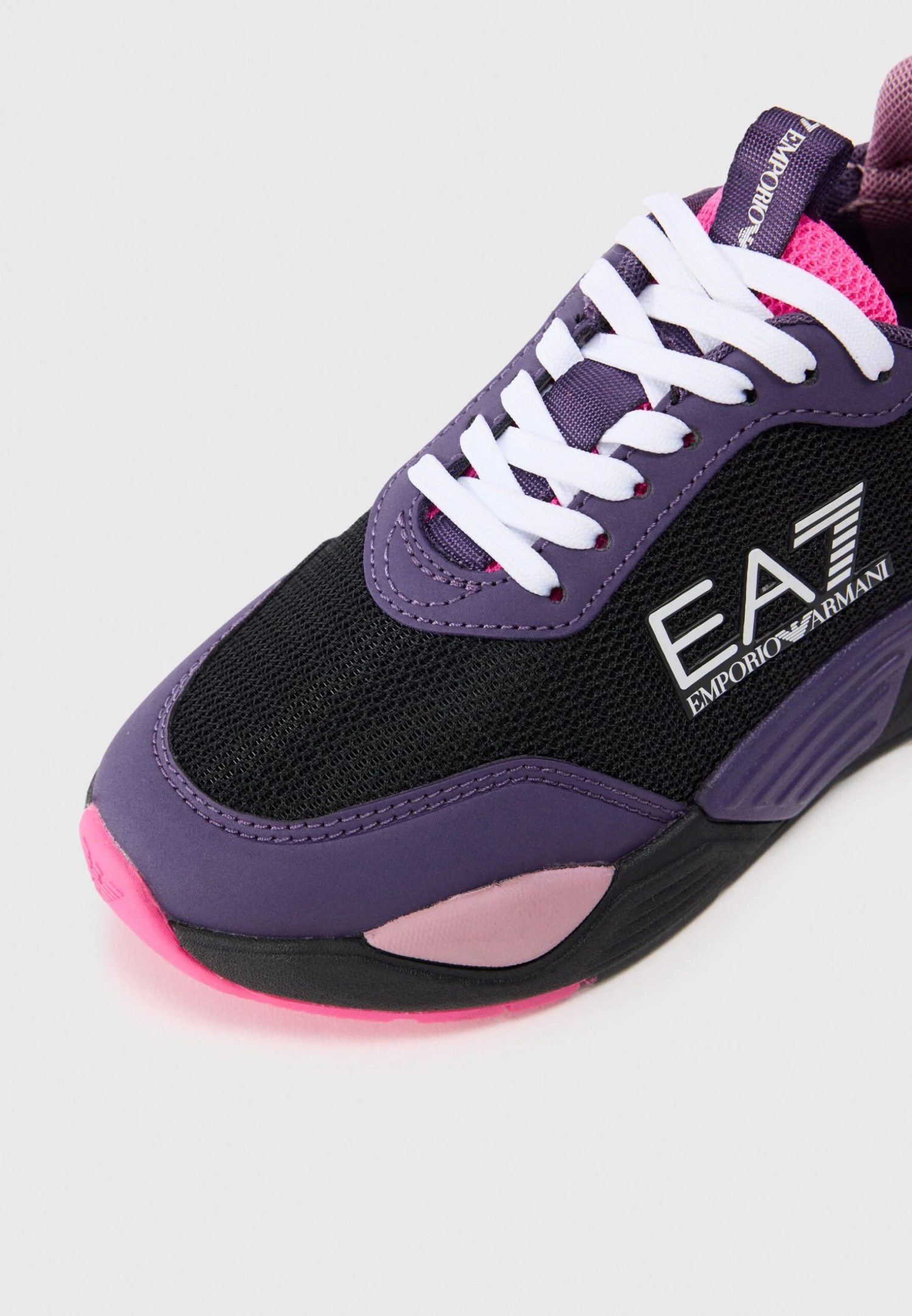 EA7 Emporio Armani UNISEX - Trainers - Black/grape/dusty Orchid/pink Glo 8 EA7 Emporio Armani UNISEX - Trainers - Black/grape/dusty Orchid/pink Glo - Image 6