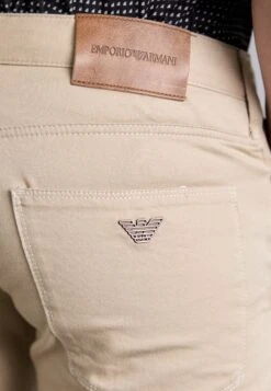 Emporio Armani 5 POCKETS PANT - Slim Fit Jeans - Beige -Total Wear Store 54623265e4824a78b0bddf9bc59b6d4b