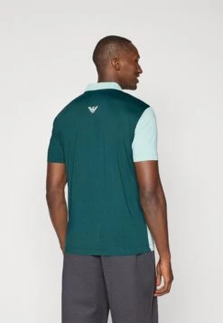 EA7 Emporio Armani TENNIS PRO COLORBLOCK - Polo Shirt - Ponderosa Pine -Total Wear Store 549904e060234809ae7408e6e80c46c0