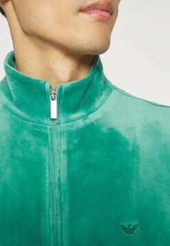 Emporio Armani Felpa - Zip-Up Sweatshirt - Smeraldo -Total Wear Store 549d475bc3914ca3849c7403508a4485