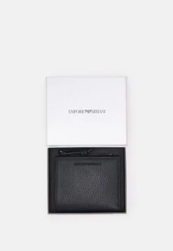 Emporio Armani Card Holder Unisex - Wallet - Black -Total Wear Store 55466b5ed6eb451d85a5c024595936b6