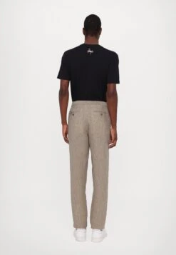 Emporio Armani TROUSER - Trousers - Beige Scuro Melange -Total Wear Store 5548fb1aed724eababd3b511e3466873