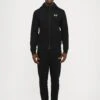 EA7 Emporio Armani TRAIN VISIBILITY SET - Tracksuit - Black -Total Wear Store 55acb448fc5b48f29815d5a47a23b3b5