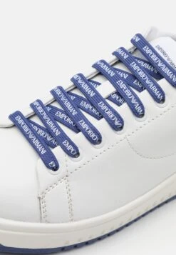 Emporio Armani Icon- Trainers - White/Sky -Total Wear Store 55b56e08430e434b918f770de4787144