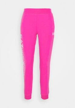 EA7 Emporio Armani Trouser - Tracksuit Bottoms - Pink/White -Total Wear Store 55da22b78ba74953a24e8e32caac3333