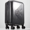 Emporio Armani Unisex - Wheeled Suitcase - Grey -Total Wear Store 5645360fd07e4e989991446bd0ff2c37