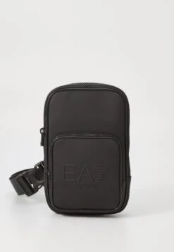 EA7 Emporio Armani TRAIN POUCH BAG UNISEX - Cross Body Bag - Black