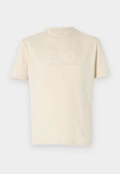 EA7 Emporio Armani Print T-shirt - Black/beige -Total Wear Store 578e9ff2dc2b4e8482ab4ba3e29f69c1