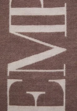Emporio Armani SCARF - Scarf - Brown/white -Total Wear Store 57facfa43c14478d8d362f3197236d83