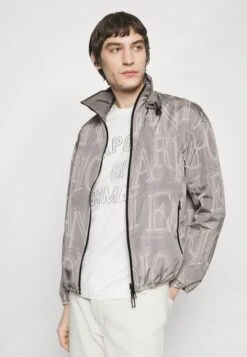 Emporio Armani Blouson Jacket - Summer Jacket - Ea Big Grigio -Total Wear Store 5873e8bf188e422cae9c7dbf468533de