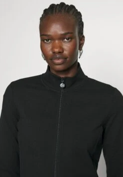 EA7 Emporio Armani Zip-Up Sweatshirt - Black/Light Gold -Total Wear Store 590c84951a384ae48b28d5dc734da7aa