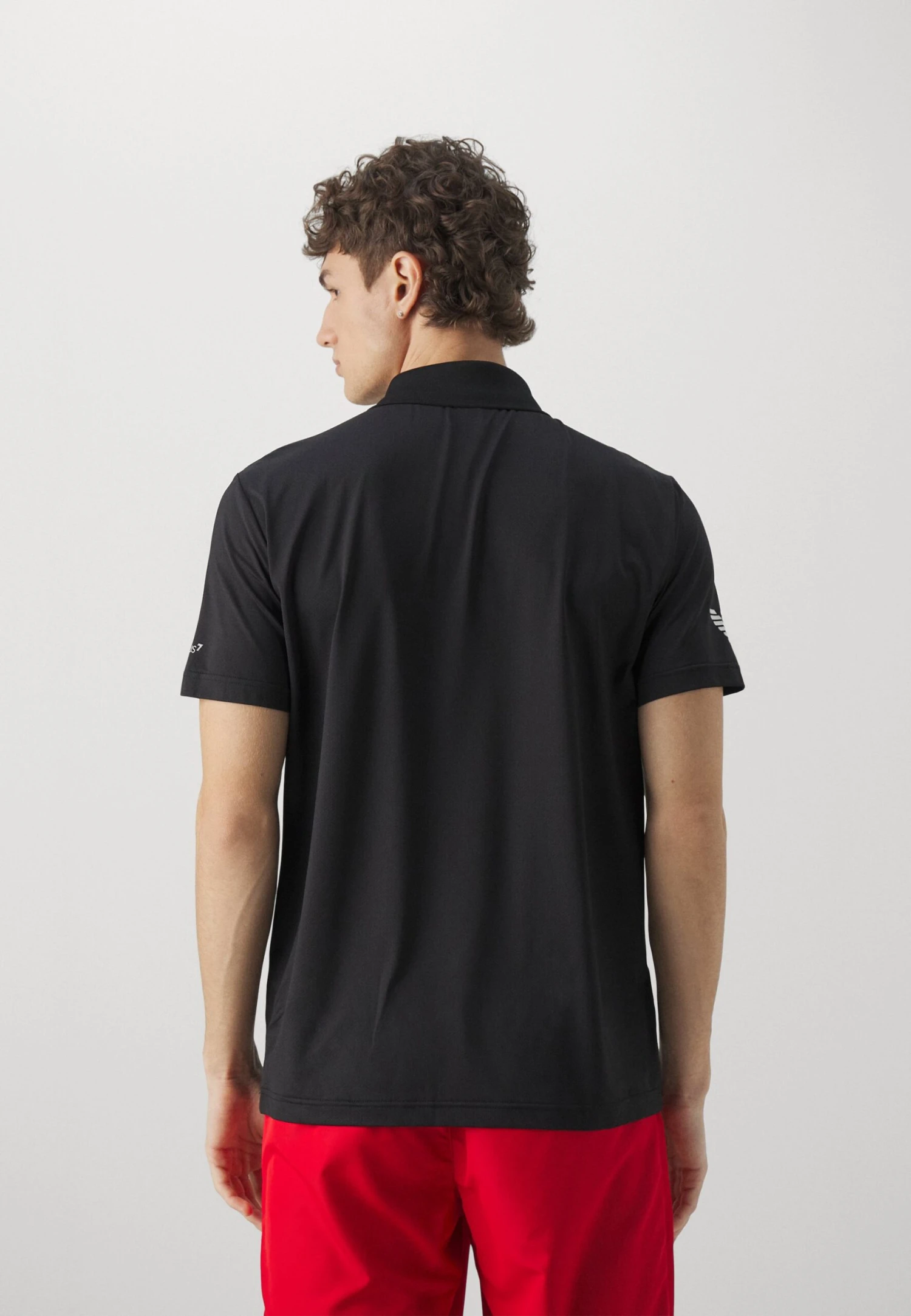 EA7 Emporio Armani MULTI VENTUS7 - Polo Shirt - Black 6 EA7 Emporio Armani MULTI VENTUS7 - Polo Shirt - Black - Image 4