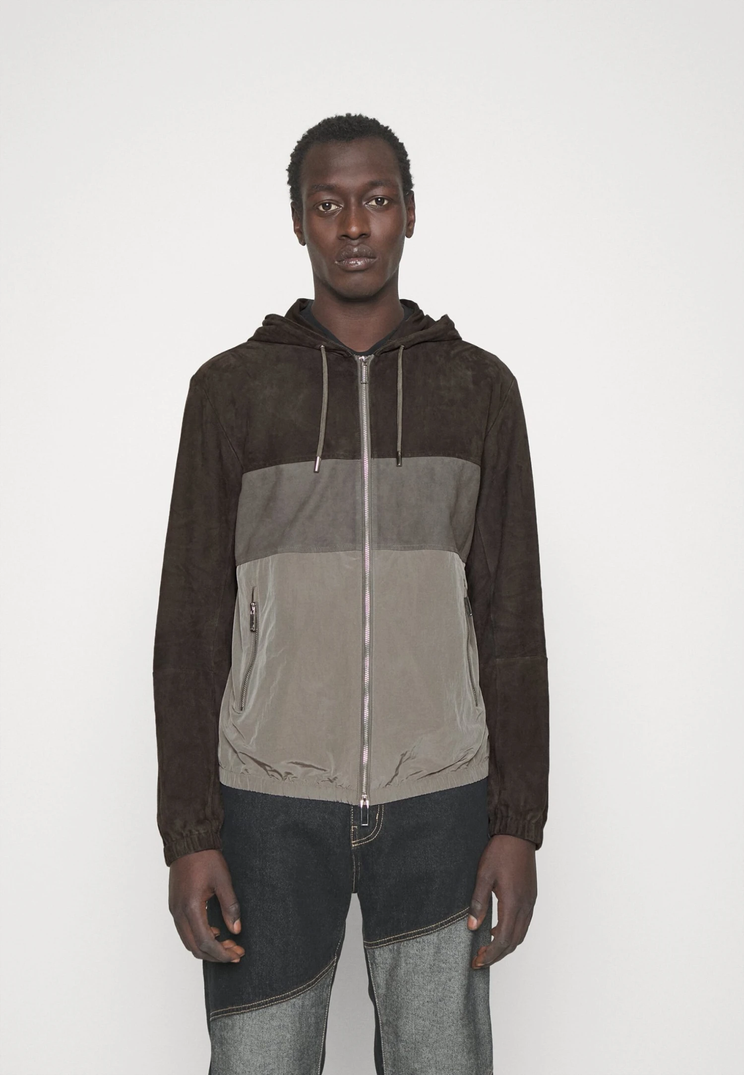 Emporio Armani Blouson Jacket - Leather Jacket - Fantasia 3 Emporio Armani Blouson Jacket - Leather Jacket - Fantasia