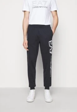 EA7 Emporio Armani Trouser - Tracksuit Bottoms - Dark Blue/White