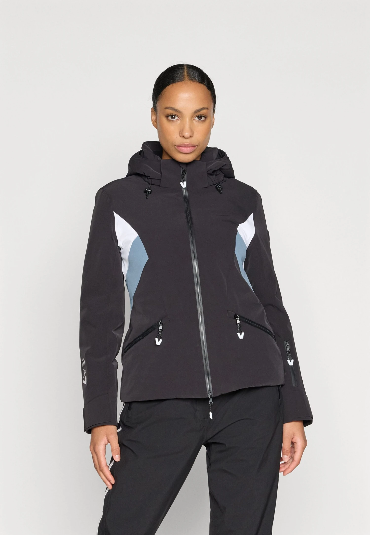 EA7 Emporio Armani CORTINA COLORBLOCK - Ski Jacket - Black 3 EA7 Emporio Armani CORTINA COLORBLOCK - Ski Jacket - Black