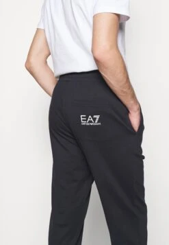 EA7 Emporio Armani Trouser - Tracksuit Bottoms - Dark Blue/White -Total Wear Store 5aa29d1abf274c19b4c24f2d6c89d592