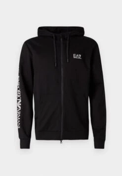 EA7 Emporio Armani Hoodie - Black/gold -Total Wear Store 5adee792cf2741259511f025c5a4da61