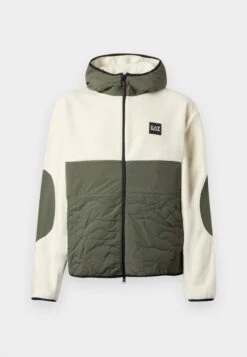 EA7 Emporio Armani MOUNTAIN HIKING UNISEX - Fleece Jacket - Vanilla Ice -Total Wear Store 5ae1c14e2e614bd2b889a4cc91c9cb6c
