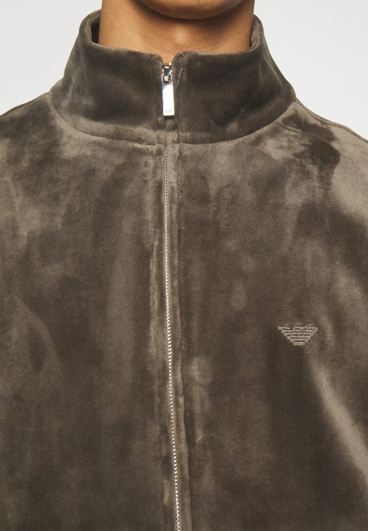 Emporio Armani Felpa - Zip-Up Sweatshirt - Oliva Scuro 8 Emporio Armani Felpa - Zip-Up Sweatshirt - Oliva Scuro - Image 6