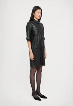 Emporio Armani DRESS - Shirt Dress - Black Beauty -Total Wear Store 5bde4a30f70a4857ab7a5a9b3a26b9fb