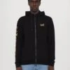 EA7 Emporio Armani Hoodie - Black/gold -Total Wear Store 5c26bb226c27458c906203e0352cd24a