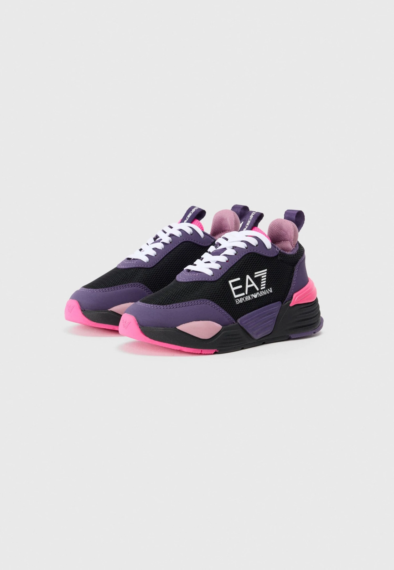 EA7 Emporio Armani UNISEX - Trainers - Black/grape/dusty Orchid/pink Glo 4 EA7 Emporio Armani UNISEX - Trainers - Black/grape/dusty Orchid/pink Glo - Image 2