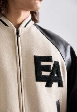 Emporio Armani BLOUSON JACKET - Bomber Jacket - Black/beige -Total Wear Store 5d1235dbc7a34dfc946aff659569d7e7