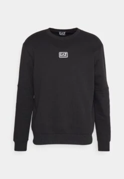EA7 Emporio Armani Sweatshirt - Sweatshirt - Black -Total Wear Store 5d46335c4b9d4c7a8f0ff104c85f3eb4