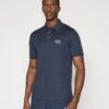 EA7 Emporio Armani GOLF PRO COLLAR - Polo Shirt - Blue