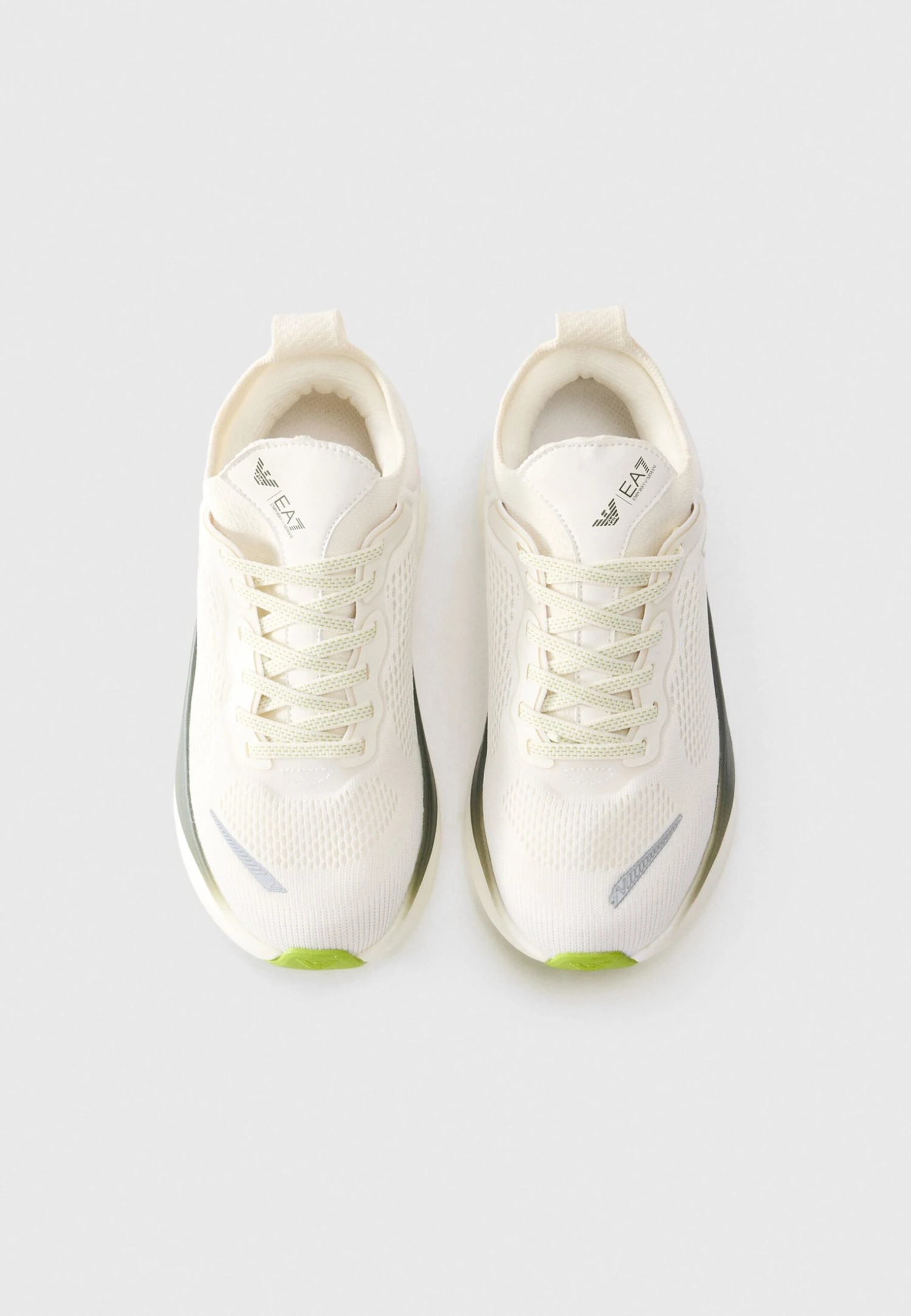 EA7 Emporio Armani NITRO WAVE UNISEX - Trainers - Off White/beetle/macaw Green 6 EA7 Emporio Armani NITRO WAVE UNISEX - Trainers - Off White/beetle/macaw Green - Image 4