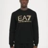 EA7 Emporio Armani TRAIN LOGO - Sweatshirt - Black -Total Wear Store 5f87240eacfb489ca70c3b70aa13b4a4