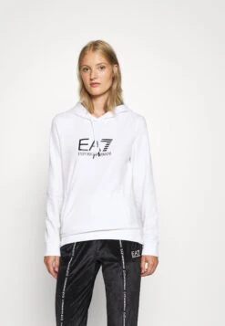 EA7 Emporio Armani Hoodie - White/Black