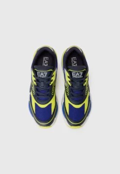 EA7 Emporio Armani ACE RUNNER 2 UNISEX - Trainers - Sky Captain/yellow Fluo/surf The Web -Total Wear Store 60284f35a5d64f98b9fa5ba1813bb16b